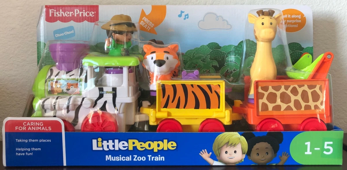 My little best sale zoo train playset