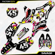 Highlighter Savage Racing Graphics Kit fits 05-06 Suzuki RMZ450 RMZ 450 decal 