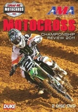 AMA MOTOCROSS REVIEW 2011 DVD (2 DISCS). MX. STEREO. 456 MINS. DUKE VIDEO 2335N