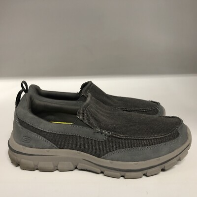 Skechers Palmero Matthis Charcoal Grey Slip On Casual Shoes Men\'s Sz 8.5-9.5 EE Skechers Palmero Matthis Charcoal Grey Slip On Casual Shoes  main image 3