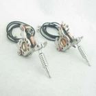New Hot Sell Two Mini Toy Tattoo machine Gun With Chain Pendant Ornament Supply