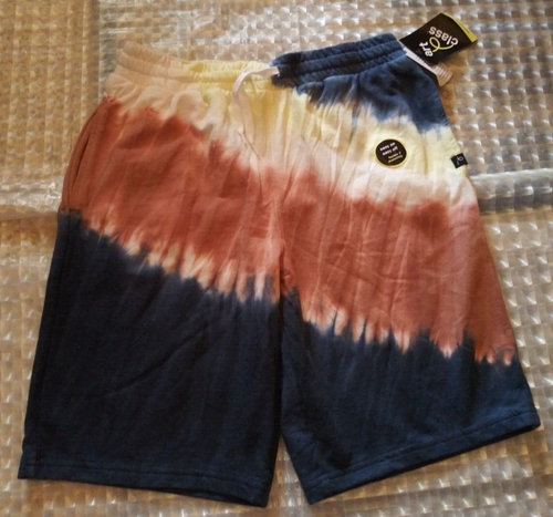 Art Class Size L (12/14) Navy Tie Dye Shorts Easy On Easy Off Flexible Drawstrin - Picture 2 of 4