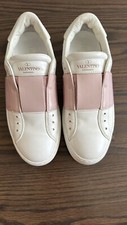 Auth VALENTINO Garavani Sneakers Women 36 - Pink White Stud - Pre loved
