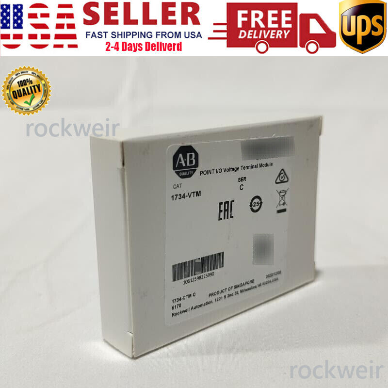 1734-VTM AB POINT I/O Voltage Terminal Module Fast Shipping 1734VTM US Free Tax