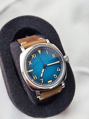 Tandorio Vintage Diver, Blaues ZB, 200 m,  (20 Atm), Saphirglas, Seiko NH 35