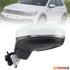 Für VW Touareg 2018-2023 Außenspiegel Rückspiegel Spiegel Beheizt Weiß Links