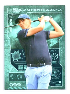 2023 Upper Deck Skybox Metal #99 Matthew Patrick Golf Aqua -