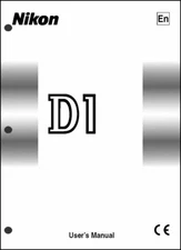 Nikon D1 User Manual Guide Instruction Operator Manual