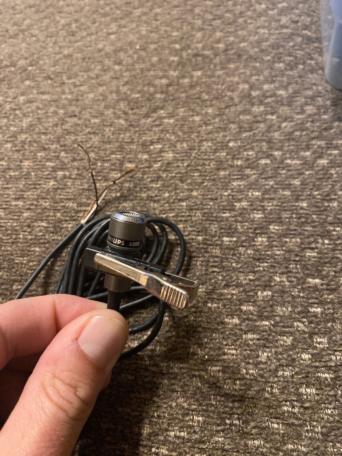 Philips 8200 Electret Lavalier Condenser Microphone eBay