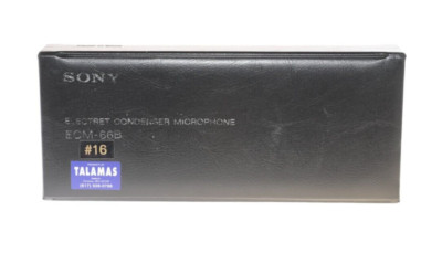 Sony ECM-66B Unidirectional Lavalier Condenser Microphone - BC: 1767