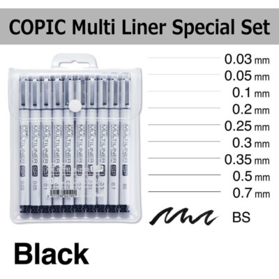 COPIC [Drawing] Contour Main-line Outline Marker Multi-Liner Artist Single Pen