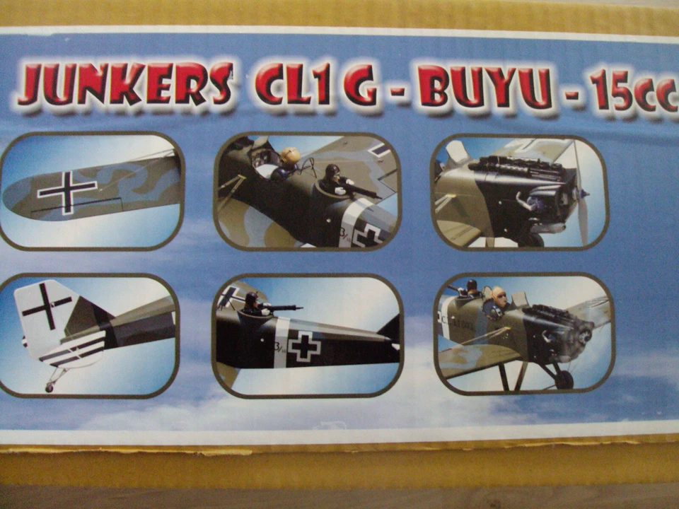 Junkers CL-1 (J10) Warbird 1750mm ARF NEU OVP - Bild 3 von 4