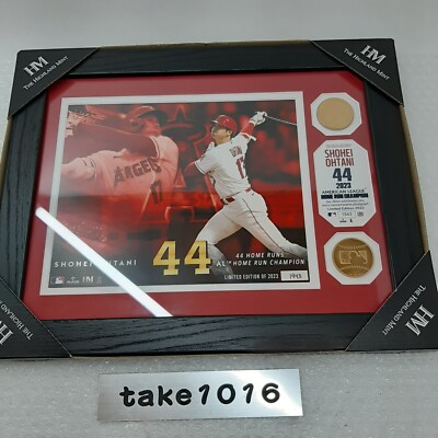 Shohei Ohtani 2023 AL Home Run King Double Coin Photo Mint MLB Highland Mint
