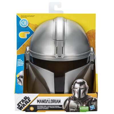 Hasbro Toys The Mandalorian Electronic Mask Costume Accessory W/ Sounds, Ages 5+