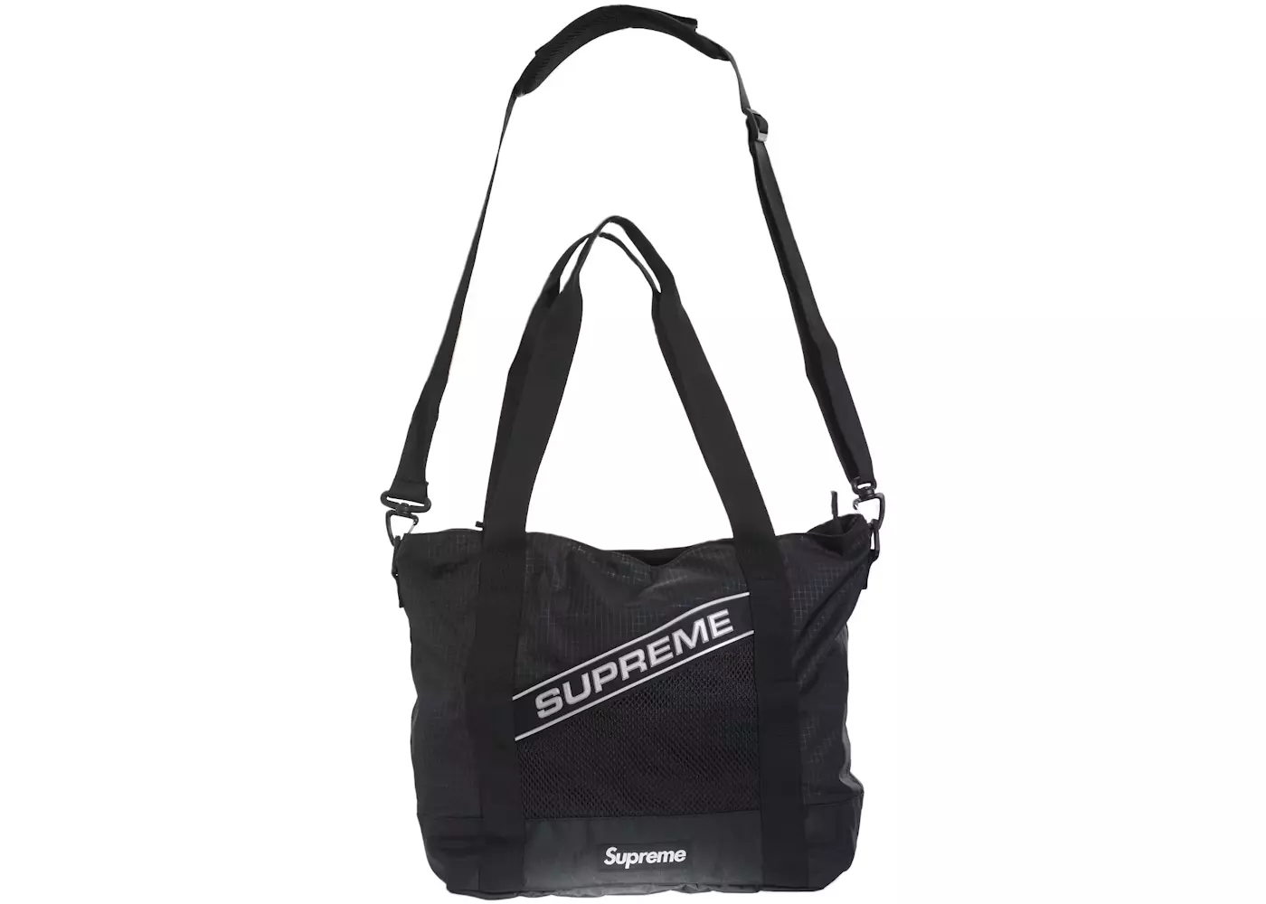Sac fourre tout noir logo Supreme