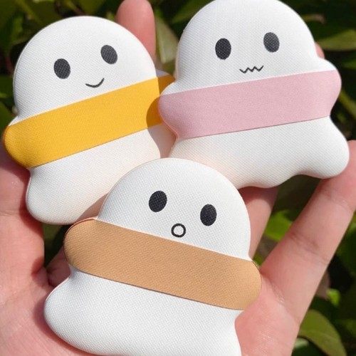 3 Pcs Puff Miss Makeup Pads Pressed Powder Ghost Shapped Blender - 第 6/12 張圖片