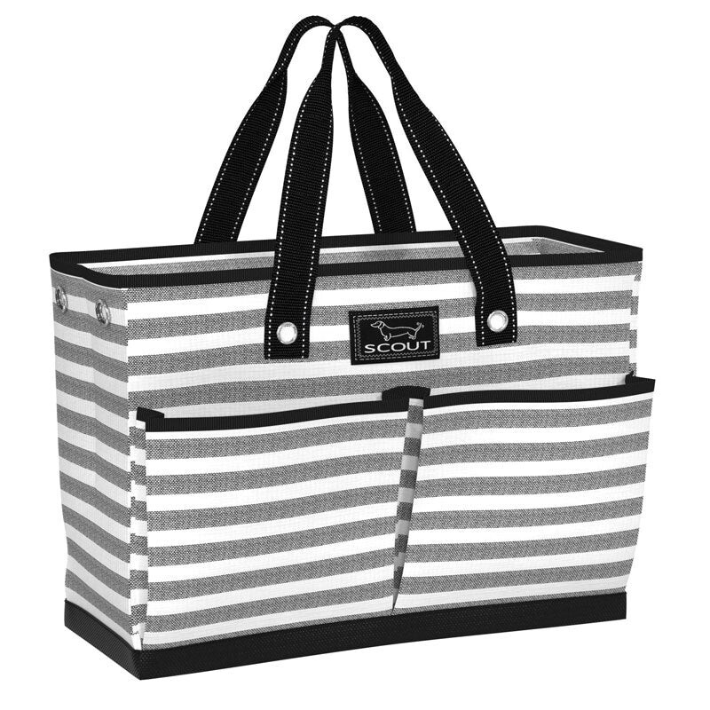 Scout The BJ Oversized Oxford News Gray Bag NEW