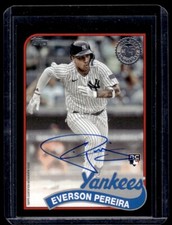 2024 Topps 1989 Baseball 35th Anniversary Autographs Black (Series Two) Everson