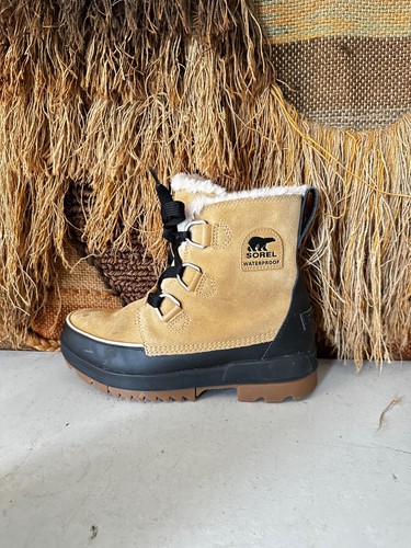 Sorel Waterproof Snow Rain Boots Women's Size 10 fur lined NL3425 - Picture 2 of 8