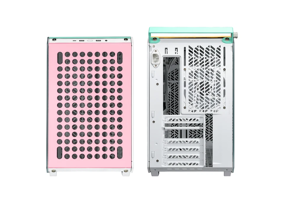 Cooler Master QUBE 500 Flatpack Macaron Small High Airflow Mid-Tower ATX - Image 4 of 4