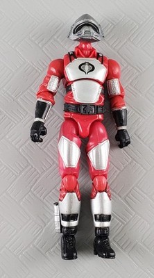 GI Joe 25th Anniversary Cobra AVAC Pilot Firebat Figure Loose with ProTech case