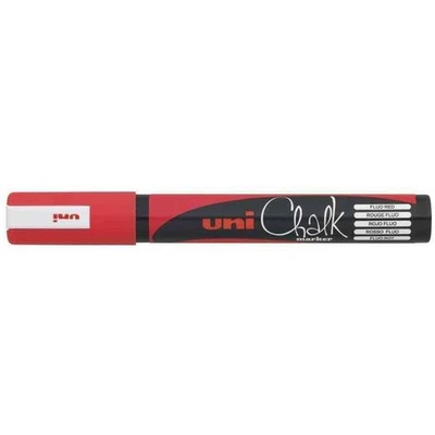 [PWE5M R] Uni-Ball Marqueur craie pointe conique moyenne CHALK Marker PWE5M 1... - Photo 1/2