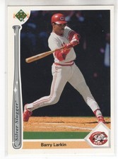 1991 UD UPPER DECK BARRY LARKIN SILVER SLUGGER INSERT #18