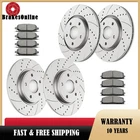 Front and Rear Brake Rotors Pads fit for Dodge Journey 2012-2020 RAM C/V Brakes