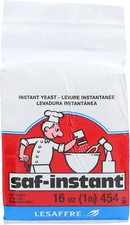 Saf Instant Yeast 1 Pound Pouch Professional Grade