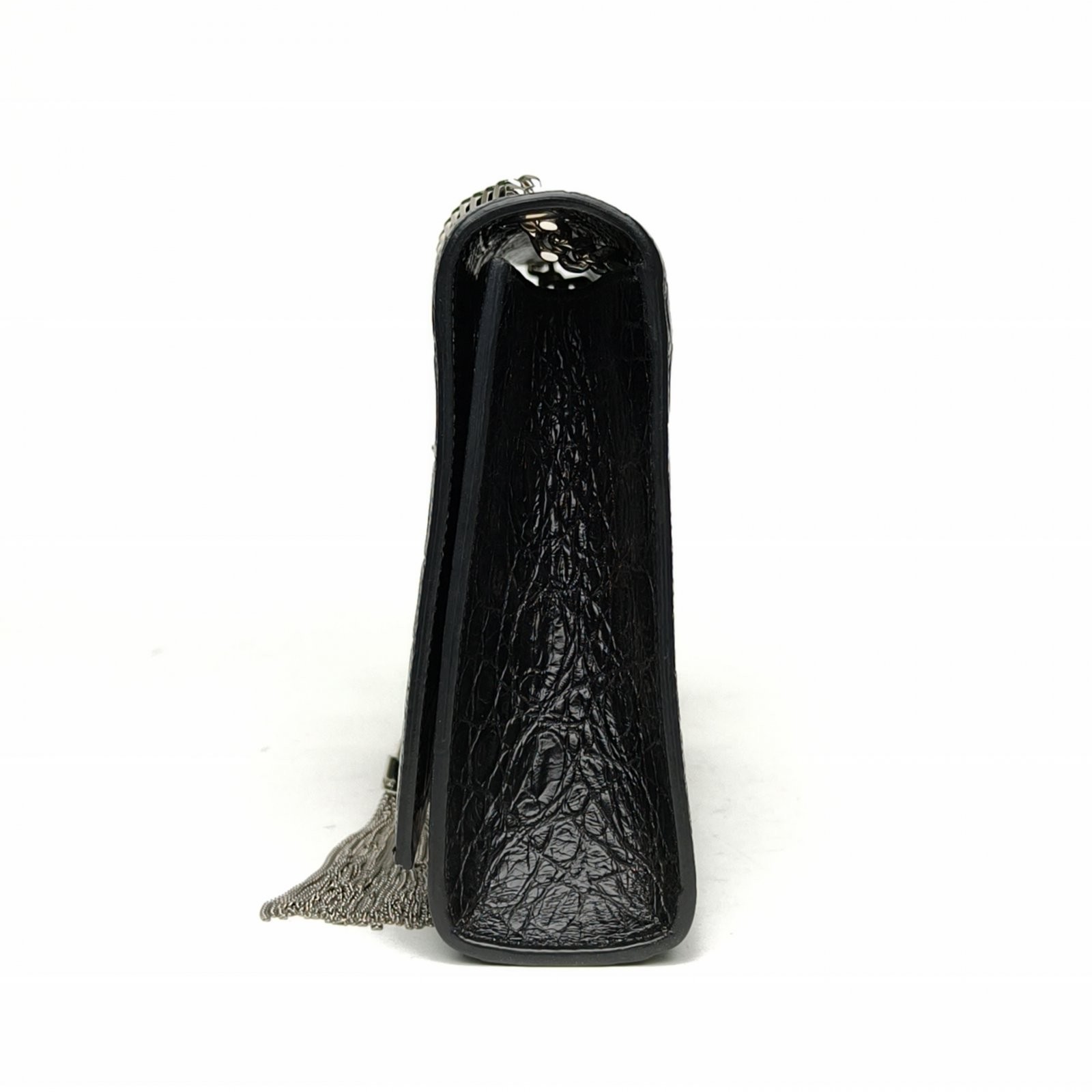 SAINT LAURENT KATE Medium 24cm Tassel Black Calfskin P255130012 thumbnail 3