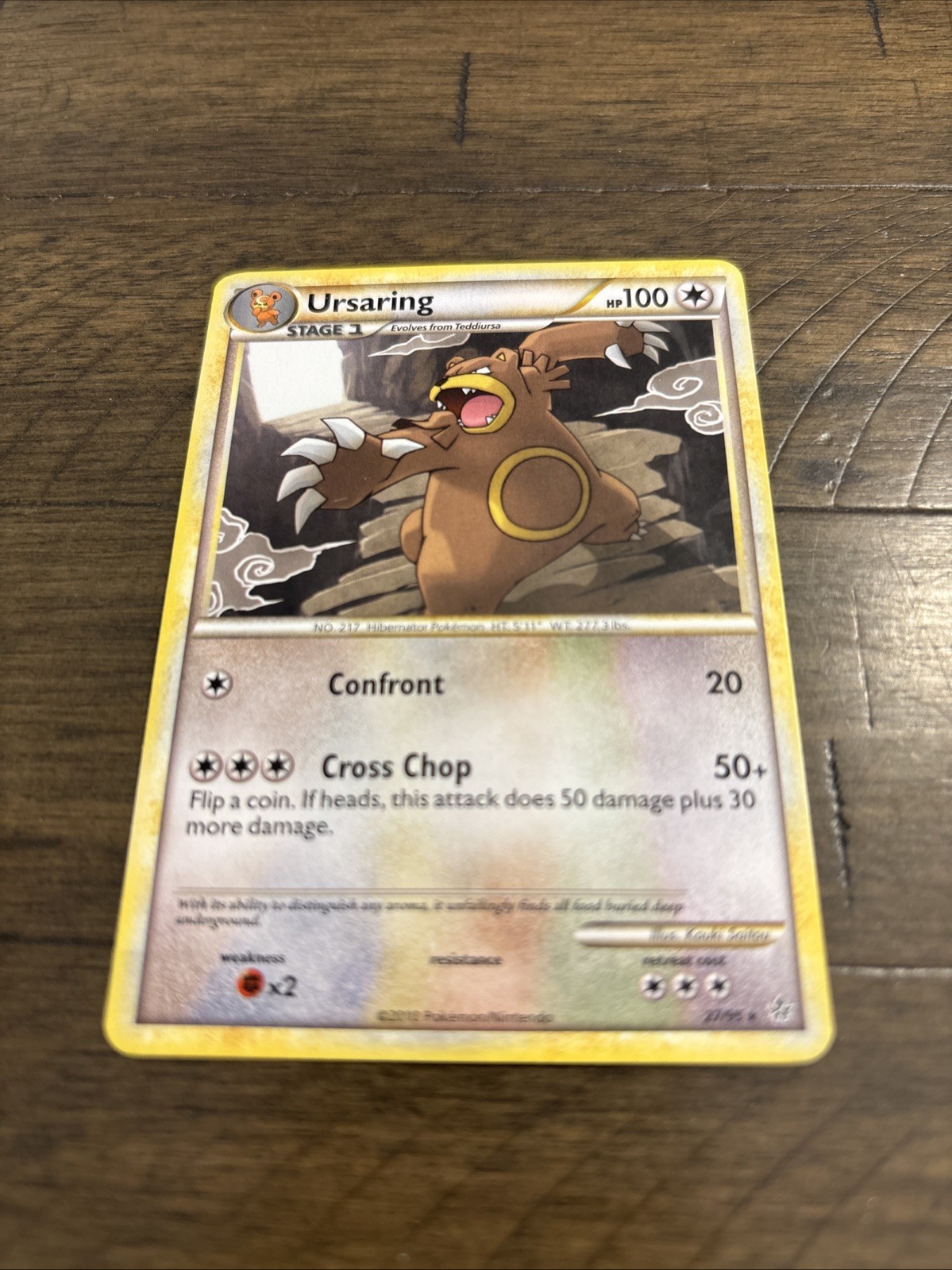 Ursaring 27/95 Unleashed Rare LP