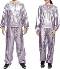 New Heavy Duty Sauna Suit Men Women Weight Loss Exercise Sweat Anti-Rip FastShip