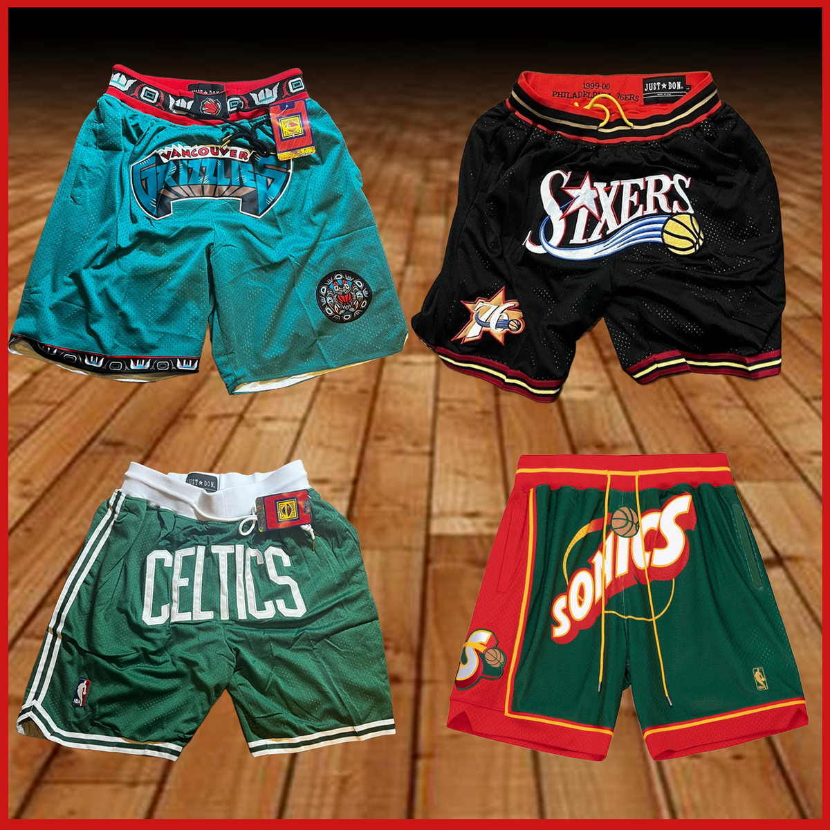 RETRO NBA JUST DON Mens Basketball Shorts BRAND NEW NWT | eBay