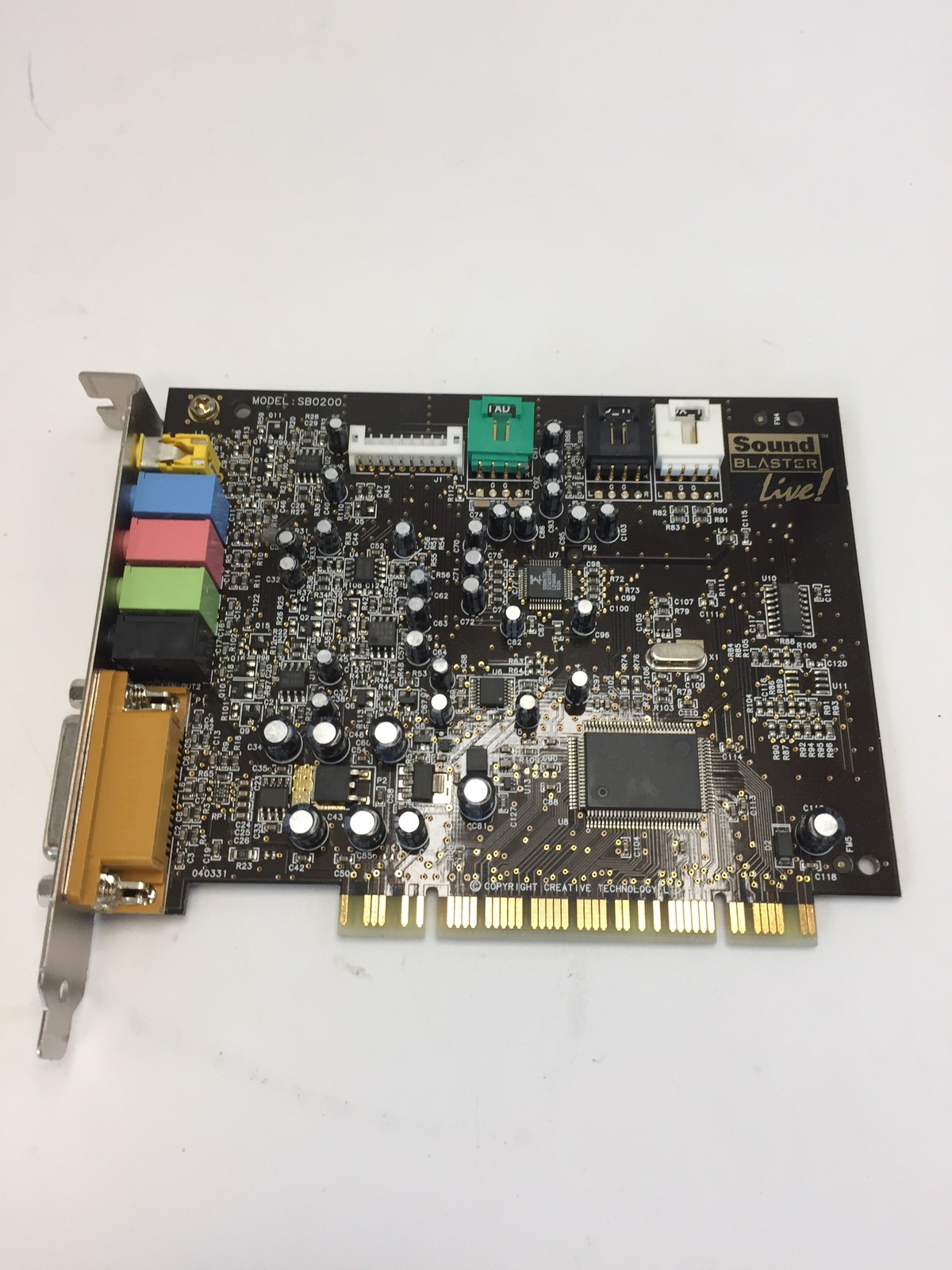 Creative Labs SB0200 Sound Blaster Live! PCI 5.1 Surround Sound Audio Card