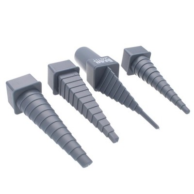The Beadsmith Mandrel 4X, Wire Wrapping Set, 4 Different Shapes, basic, Grey