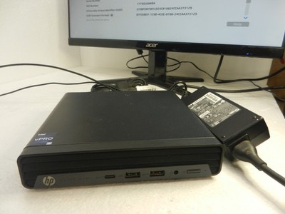HP Elite Mini 800 G9 CORE i5-12500T @ 3.5Ghz / 16GB RAM / NO SSD - Boots to Bios