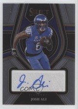 2022 Panini Select Draft Picks Rookie Signatures Josh Ali #RS-JAL Auto s1i