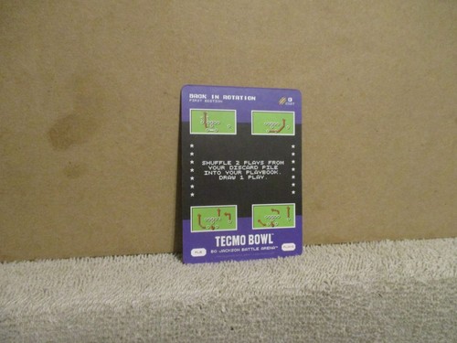 BO JACKSON BATTLE ARENA TECMO BOWL BONUS PLAY BACK IN ROTATION PL6 PL-6 SSP