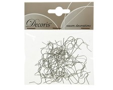 50 Christbaumkugelaufhänger S-Haken Metall Weihnachtskugeln Schnellaufhänger 