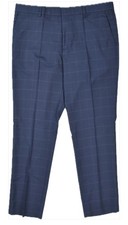 Perry Ellis Portfolio Mens Slim Flat Front Dres Navy 36 X 32 New 95 5RFB0134