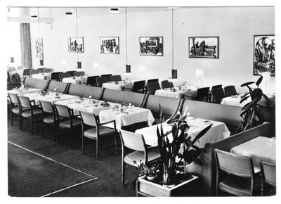 Postcard, Sassnitz Rügen, Sassnitz, Mitropa-Rügen-Hotel, Restaurant, 1971