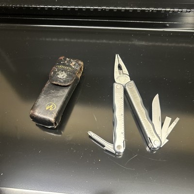 Leatherman Kick Stainless Multi-Tool VGUC W/ Sheath