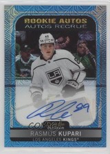 2021-22 O-Pee-Chee Platinum Rookie Auto Blue Traxx Rasmus Kupari #R-RK Auto 5ew