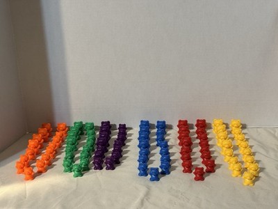 Counting Bears Set Learning Counting Color & Sorting Toy Math Educational 87 Pcs