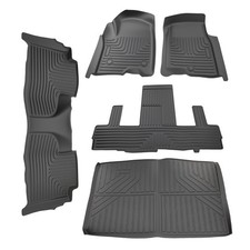 Carpet Floor Mats For Chevrolet Suburban Gmc Yukon Xl 2021-2025 2nd Row Black