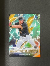 2026 Bowman Chrome Electric Sluggers Aqua Refractors #ES-17 Konnor Griffin /125
