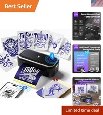 TP31 Mini Tattoo Stencil Printer - Bluetooth Maker with 30 Transfer Papers