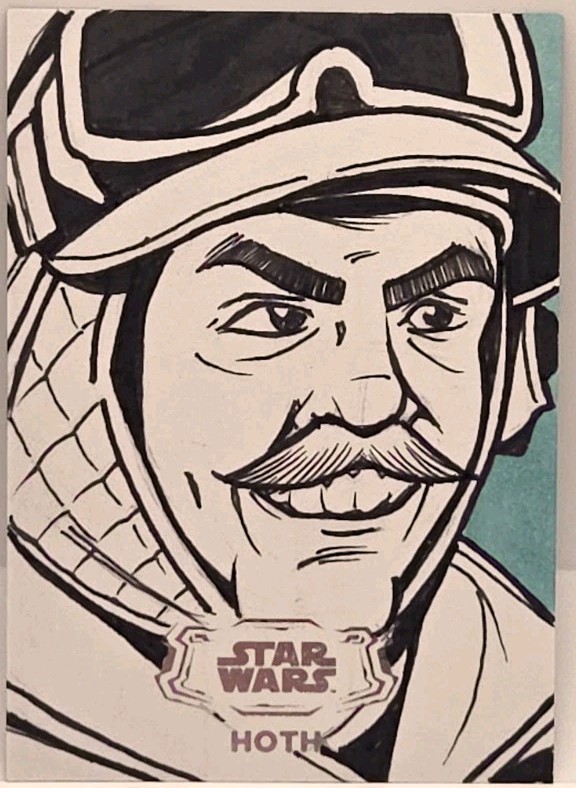 2024 Topps Star Wars Hyperspace Rebel Trooper Hoth Sketch  #1/1