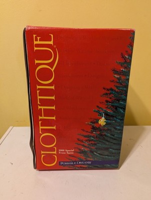 Possible Dreams Clothtique Santa Holiday Treasures 2000 Special Event 713259 Box