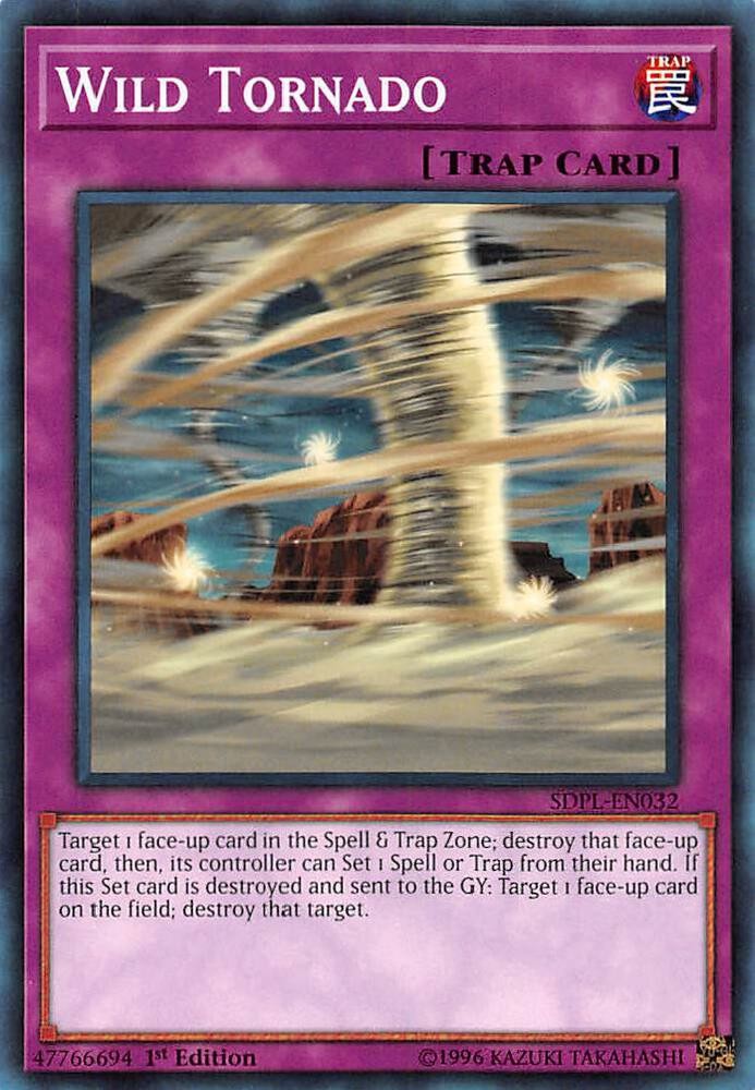 Wild Tornado SDPL-EN032 Structure Deck: Powercode Link Yu-Gi-Oh 1st Edition NM/M
